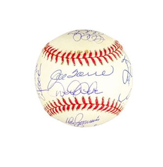 1999 World Series Champions New York Yankees Team Signed Baseball with 20 Signatures - PSA/DNA